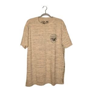 AFFLICTION $64 Beige Gray Heather‎ Christ Kyle American Sniper T-Shirt Men's 2XL